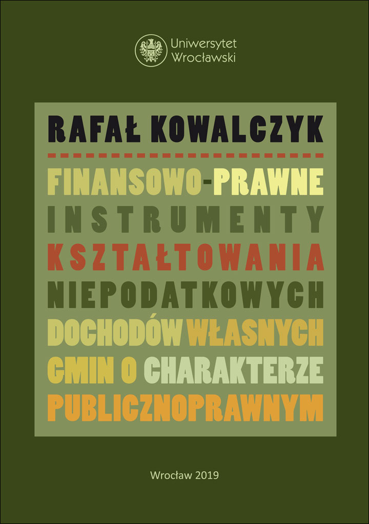 Finansowo-prawne instrumenty kształtowania niepodatkowych dochodów własnych gmin o charakterze publicznoprawnym