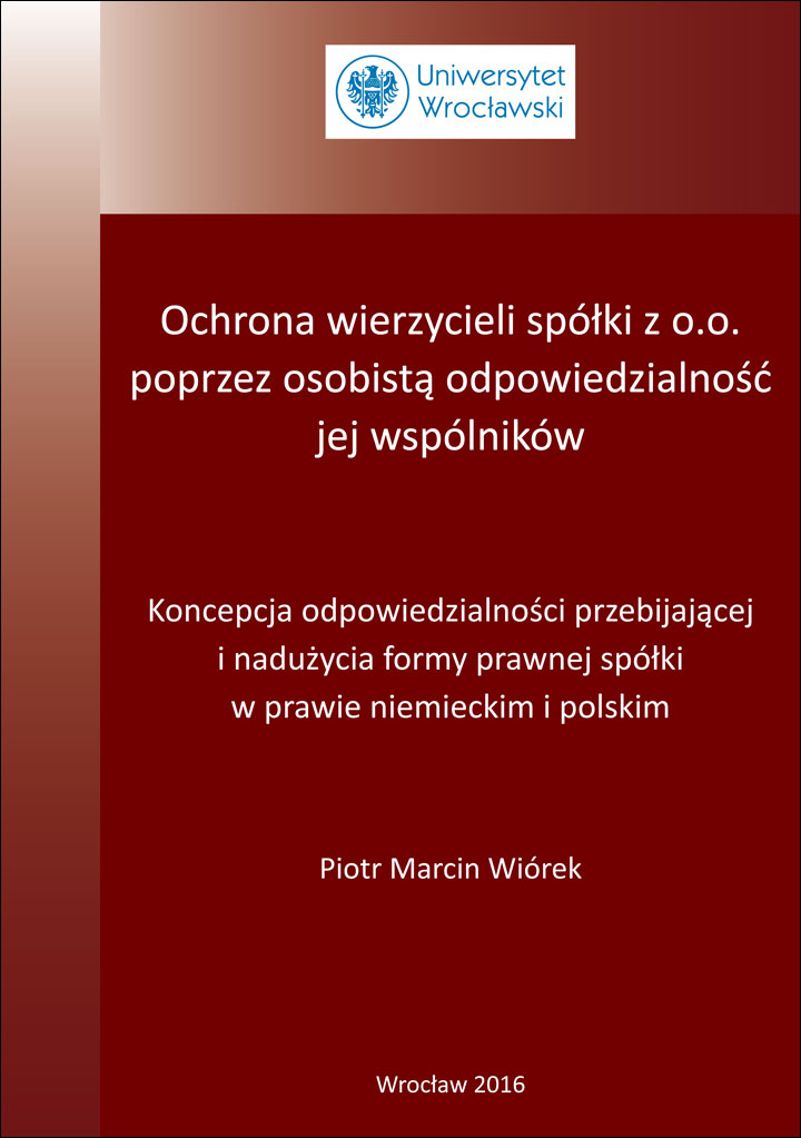 Ochrona wierzycieli spółki z o.o. poprzez osobistą odpowiedzialność jej wspólników