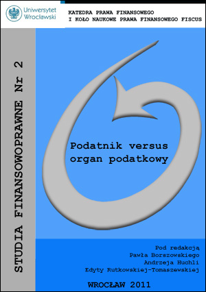 Podatnik versus organ podatkowy